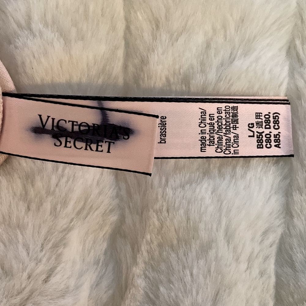 VICTORIA'S SECRET Bralette Comfort Lounge Bra Comfy Light Pink Size Large L Lg - Picture 7 of 12